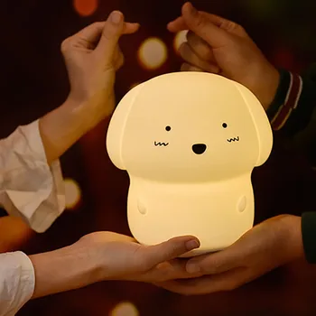 NEWKBO Cute Dog Design Animal Silicone Soft LED Colorful night Light Party Decor Rechargeable Children Gift Suitable for desktop
NEWKBO Cute Dog Design Animal Silicone Soft LED Colorful night Light Party Decor Rechargeable Children Gift Suitable for desktop