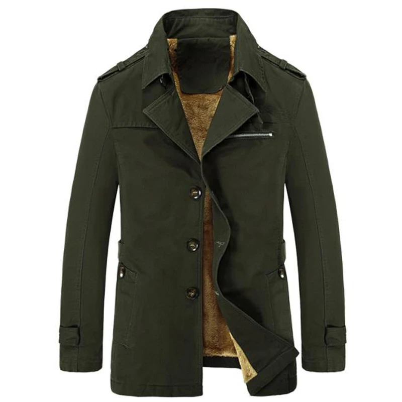 Brand New Winter Trench Coat Designer Thick Warm 2018 Casual Slim Windbreaker Jacket Male Pure Color Jackets casaco masculino
Brand New Winter Trench Coat Designer Thick Warm 2018 Casual Slim Windbreaker Jacket Male Pure Color Jackets casaco masculino