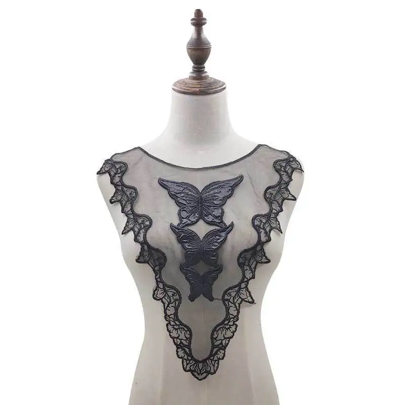 1PCS Black Butterflies Motif Fabric Lace Embroidery Appliques Sew For Dress Garment DIY Sewing Embellishments Scrapbooking
1PCS Black Butterflies Motif Fabric Lace Embroidery Appliques Sew For Dress Garment DIY Sewing Embellishments Scrapbooking