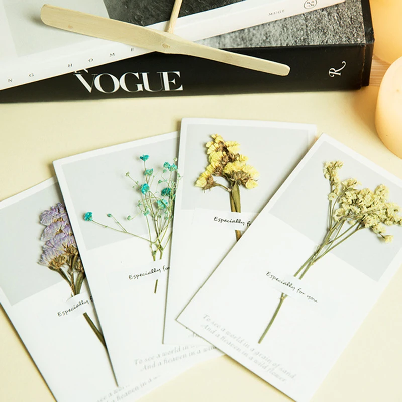 10PCS/set Small Fresh Creative Dried Flowers Birthday Card Teacher's Day Card Tanabata Valentine's Day Universal Blessing
10PCS/set Small Fresh Creative Dried Flowers Birthday Card Teacher's Day Card Tanabata Valentine's Day Universal Blessing