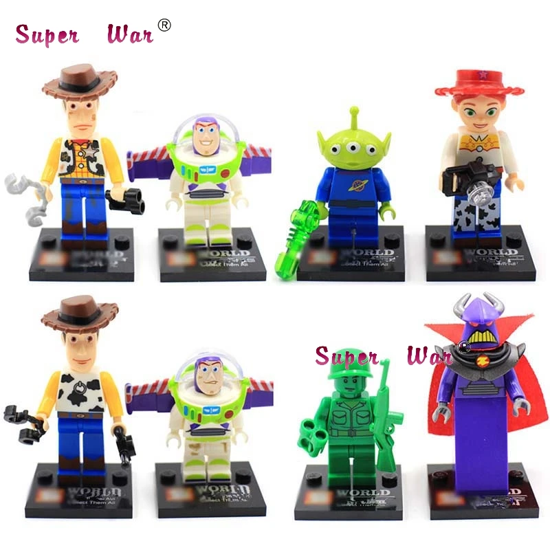 1Set Cartoon Series 3 Toys Story Woody Buzz Jessie Red hearts Hamm Aliens Bulleye Lotso building blocks toys for children
1Set Cartoon Series 3 Toys Story Woody Buzz Jessie Red hearts Hamm Aliens Bulleye Lotso building blocks toys for children