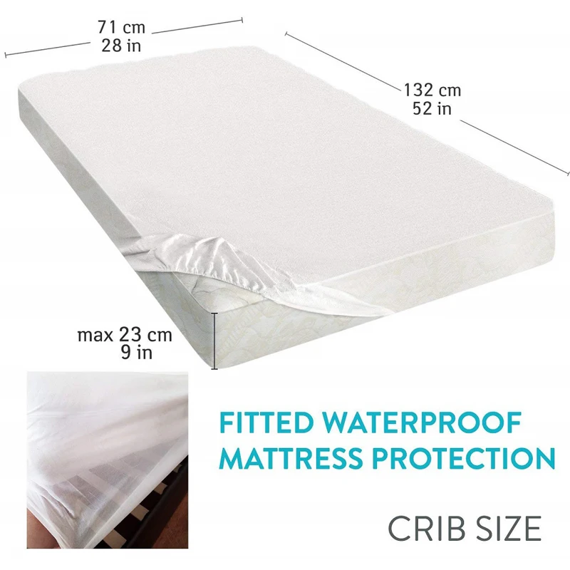 cotton terry baby mattress protector (6)
