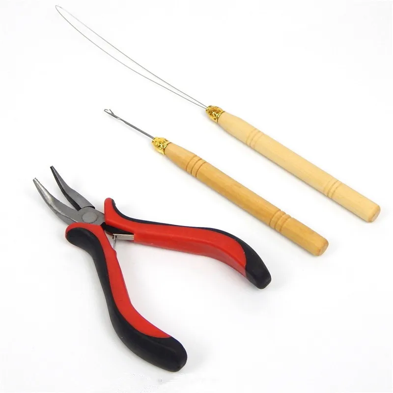 3 In 1 Feather Hair Extension Tool Kits Pliers Loop Hook for Micro Ring Beads Extensions
3 In 1 Feather Hair Extension Tool Kits Pliers Loop Hook for Micro Ring Beads Extensions