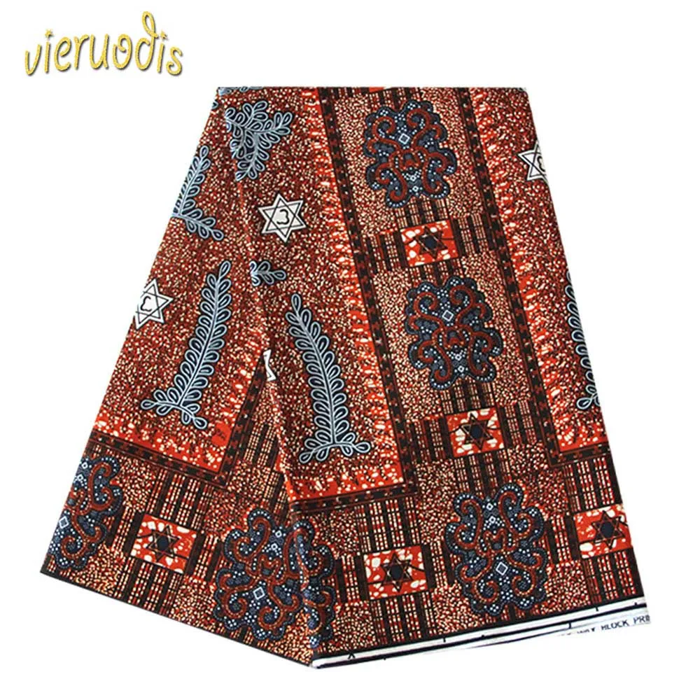 6 Yards African Wax Prints Fabric dutch 100% Cotton Fabrics Material Dashiki Batik Real Floral for Dress A000451
6 Yards African Wax Prints Fabric dutch 100% Cotton Fabrics Material Dashiki Batik Real Floral for Dress A000451