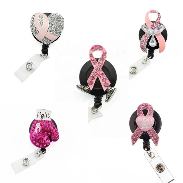 Breast Cancer Awareness Id Baghe holder Nurse Doctor Pink Ribbon Badge Retractable Pulling Reel
Breast Cancer Awareness Id Baghe holder Nurse Doctor Pink Ribbon Badge Retractable Pulling Reel