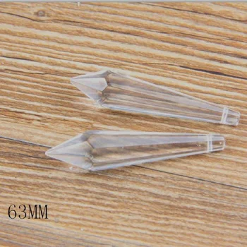 10pieces/lot 14x63mm Clear Chandelier facet icicle Glass Crystals Lamp Prisms Parts Hanging Pendants height 63mm(2.5")
10pieces/lot 14x63mm Clear Chandelier facet icicle Glass Crystals Lamp Prisms Parts Hanging Pendants height 63mm(2.5")