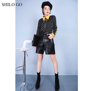 SHILO GO Leather Pants Womens Spring Fashion sheepskin genuine leather Pants high waist zipper concise knee straight pants
SHILO GO Leather Pants Womens Spring Fashion sheepskin genuine leather Pants high waist zipper concise knee straight pants