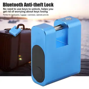 Bluetooth Lock Wireless Smart Padlock Keyless Anti-theft Lock APP Control Backpacks Lock
Bluetooth Lock Wireless Smart Padlock Keyless Anti-theft Lock APP Control Backpacks Lock