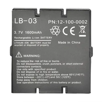 Compatible BIOLIGHT monitoring battery LB-03,M800,12-100-0002 Bio-Medical Battery 3.7V 1600mAh