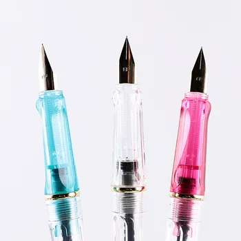 4 Colors Piston Fountain Pen Refillable Ink Student's Posture Pens Writing Calligraphy Art Flat Tip Tibetan Arabic Fountain Pen
4 Colors Piston Fountain Pen Refillable Ink Student's Posture Pens Writing Calligraphy Art Flat Tip Tibetan Arabic Fountain Pen
