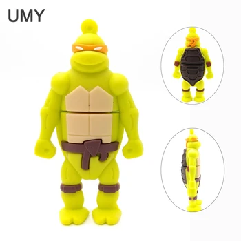 328 hot Ninja turtles usb Flash Drive 4GB 8GB 16GB 32GB Pen Drive Cute Cartoon U Disk Usb 2.0 Real Capacity Pendrive cle usb
328 hot Ninja turtles usb Flash Drive 4GB 8GB 16GB 32GB Pen Drive Cute Cartoon U Disk Usb 2.0 Real Capacity Pendrive cle usb