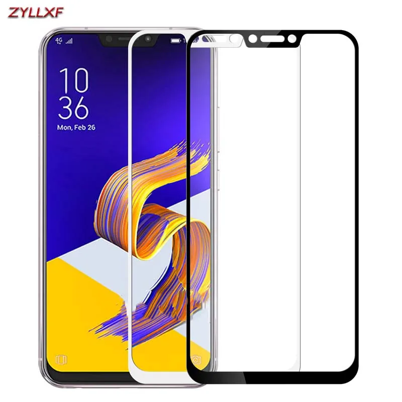 2 шт./лот для Asus Zenfone 5Z ZS620KL полное покрытие Закаленное стекло Защитная пленка 6