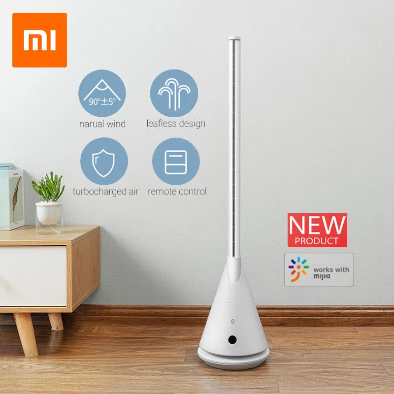 Rosou SS4 Intelligent Bladeless Fan Mijia APP Control/Remote Control 11 Speed Natural Wind Timing Fan For Home Office
Rosou SS4 Intelligent Bladeless Fan Mijia APP Control/Remote Control 11 Speed Natural Wind Timing Fan For Home Office