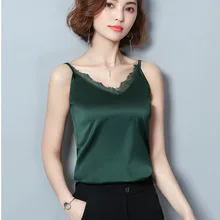 Tanks Female Summer Lace Silk Strap Tank Tops Ladies Sleeveless Backless Sexy Loose Spaghetti Cami For Women Black Satin Tops
Tanks Female Summer Lace Silk Strap Tank Tops Ladies Sleeveless Backless Sexy Loose Spaghetti Cami For Women Black Satin Tops