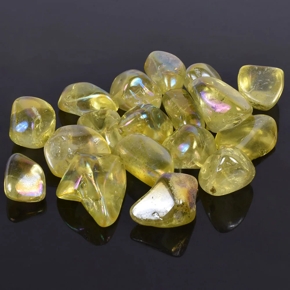 200g Natural Yellow Crystal Quartz Gravel Stone Electroplated Beautiful Colorful Angel Aura Mineral Specimen Fish Tank Bonsai
200g Natural Yellow Crystal Quartz Gravel Stone Electroplated Beautiful Colorful Angel Aura Mineral Specimen Fish Tank Bonsai