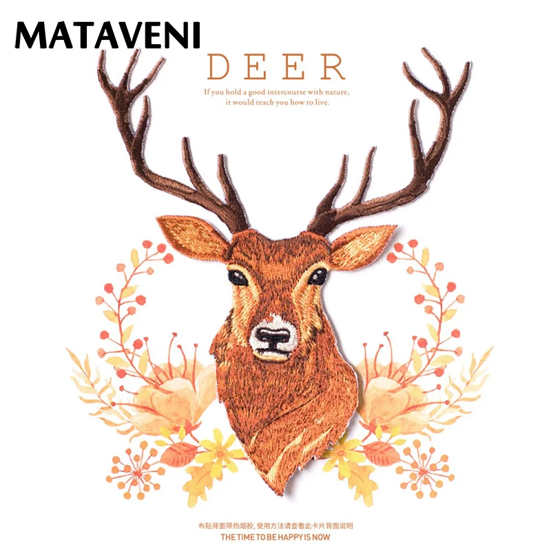 1Pc Animal Deer Iron On Embroidery Patches DIY Patch Applique For Clothing T-shirt Jacket
1Pc Animal Deer Iron On Embroidery Patches DIY Patch Applique For Clothing T-shirt Jacket
