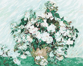 Frameless Painting By Numbers DIY Digital Oil Painting Canvas Painting Christmas Gift Home Decoration Van gogh - white roses
Frameless Painting By Numbers DIY Digital Oil Painting Canvas Painting Christmas Gift Home Decoration Van gogh - white roses