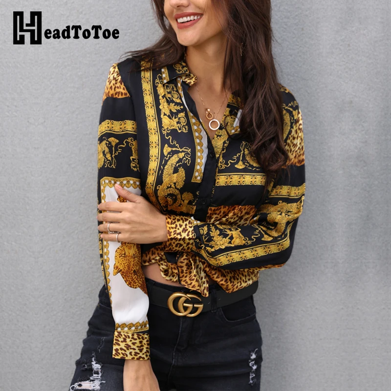 Women Leopard Print Knot Front Elegant Blouse Shirt Office Lady Turn-down Collar Long Sleeve Button Shirt 2019 Spring Streetwear
Women Leopard Print Knot Front Elegant Blouse Shirt Office Lady Turn-down Collar Long Sleeve Button Shirt 2019 Spring Streetwear