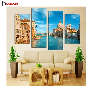 Almaznaya Mosaic 4 Panel Beautiful Watery City Modern Home Wall Decor Diamond Painting Cross Stitch Embroidery House Decorate
Almaznaya Mosaic 4 Panel Beautiful Watery City Modern Home Wall Decor Diamond Painting Cross Stitch Embroidery House Decorate