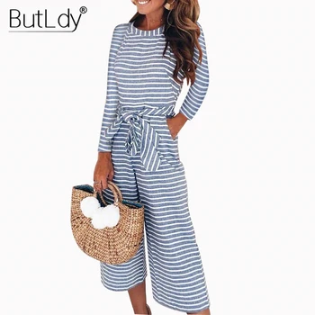 Striped Lace Up Sexy Bodysuit Jumpsuits for Women 2018 Autumn Long Sleeve Elegant Long Jumpsuits Rompers Vintage Jumpsuit Pants
Striped Lace Up Sexy Bodysuit Jumpsuits for Women 2018 Autumn Long Sleeve Elegant Long Jumpsuits Rompers Vintage Jumpsuit Pants