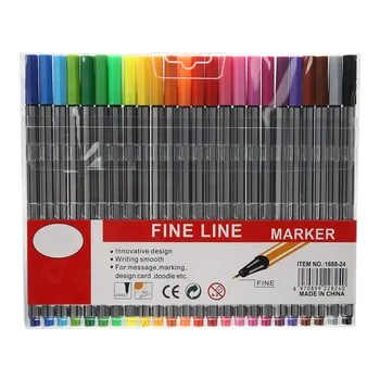 0.4mm 24 Colors Fineliner Color Pens Fine Line Colored Sketch Art Drawing Painting Markers Pen for Artists Writing Supplies
0.4mm 24 Colors Fineliner Color Pens Fine Line Colored Sketch Art Drawing Painting Markers Pen for Artists Writing Supplies