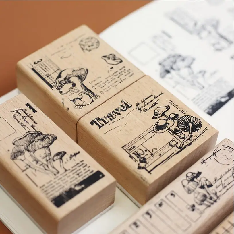 1PC Vintage Cute Forest Mushroom Plants Wooden Rubber Stamp for Scrapbooking Painting Cards Decor DIY Craft
1PC Vintage Cute Forest Mushroom Plants Wooden Rubber Stamp for Scrapbooking Painting Cards Decor DIY Craft