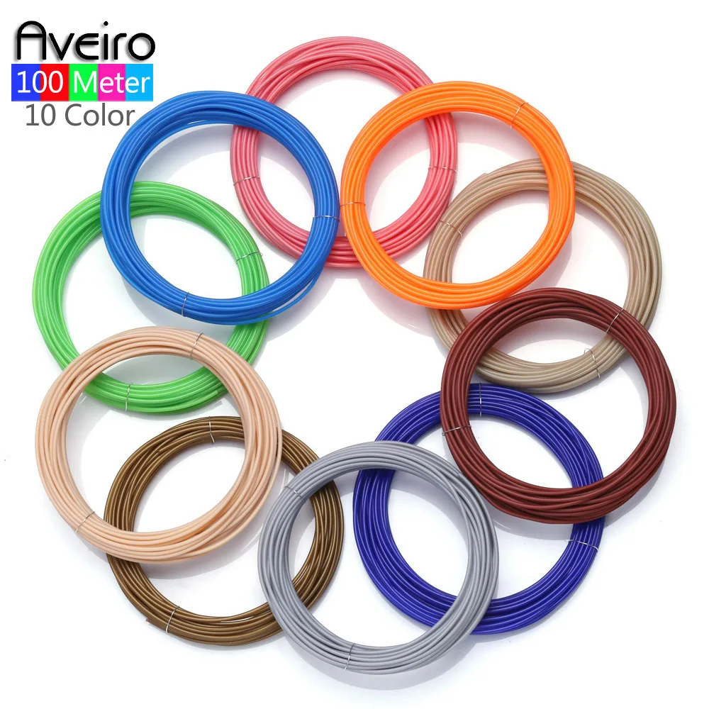 New Arrival 3D Pen Filament PLA 1.75mm 100 Meter 10 Color Plastic Rubber Printing Material For 3D Printer Pen Filaments
New Arrival 3D Pen Filament PLA 1.75mm 100 Meter 10 Color Plastic Rubber Printing Material For 3D Printer Pen Filaments