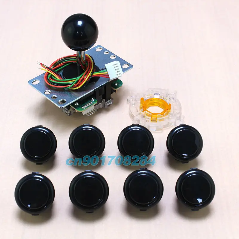 New Original Sanwa JLF-TP-8YT 5Pin Sticker + 8 OBSF-30 Push Buttons + GT-Y Octogonal Gate for Arcade Joystick DIY Kits Parts
New Original Sanwa JLF-TP-8YT 5Pin Sticker + 8 OBSF-30 Push Buttons + GT-Y Octogonal Gate for Arcade Joystick DIY Kits Parts