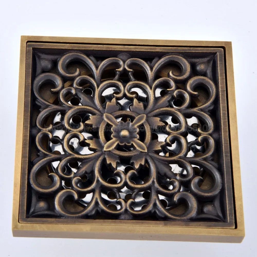 Bathroom Shower Drain Floor Drain Waste Antique Brass Shower Drainage 10*10cm Square Drain Shower Waste zhr078
Bathroom Shower Drain Floor Drain Waste Antique Brass Shower Drainage 10*10cm Square Drain Shower Waste zhr078