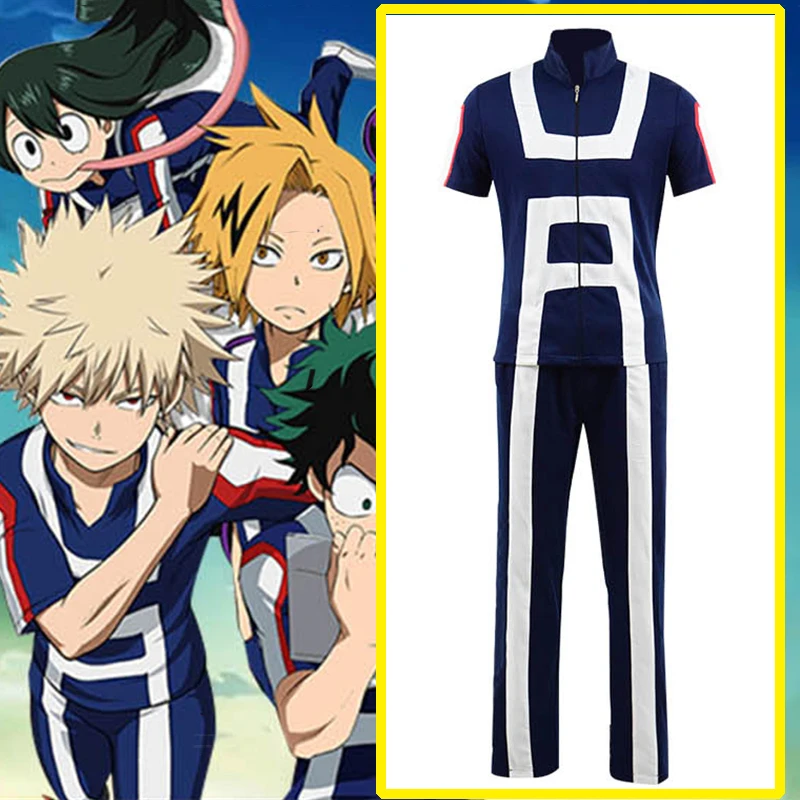 Comic Anime My Hero Academia Cosplay Costumes Todoroki Shoto Sportswear Midoriya Izuku Cosplay Costume Sport Suit gym clothes
Comic Anime My Hero Academia Cosplay Costumes Todoroki Shoto Sportswear Midoriya Izuku Cosplay Costume Sport Suit gym clothes