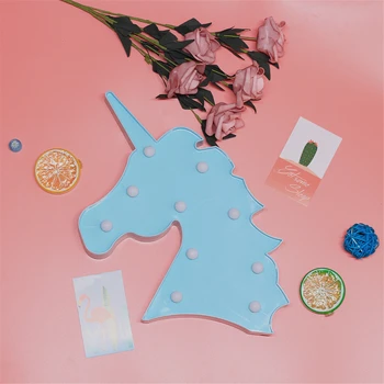 Unicorn Head Lamp Kids LED Night Light Baby Unicorn Party Unicornio Animal for Children's Wall Lamp Bedroom Decoration Gifts
Unicorn Head Lamp Kids LED Night Light Baby Unicorn Party Unicornio Animal for Children's Wall Lamp Bedroom Decoration Gifts