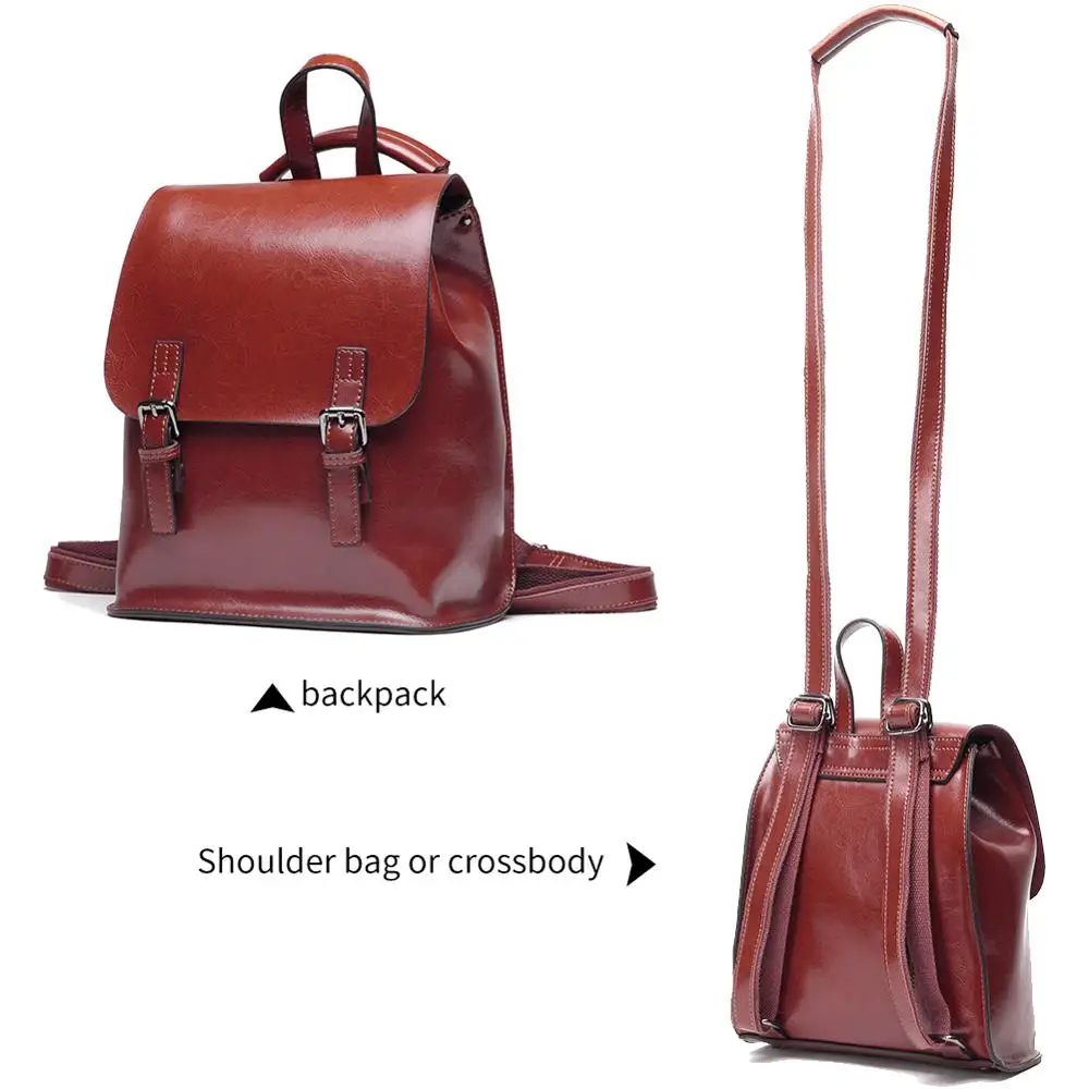 Small Women Backpack Genuine Leather Backpack Women Travel Bag College Vintage School Bag For Teenagers Girls Mochila Femininas
Small Women Backpack Genuine Leather Backpack Women Travel Bag College Vintage School Bag For Teenagers Girls Mochila Femininas