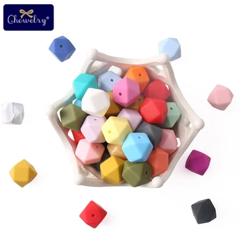 CHEWELRY 100Pc 17mm Perle Silicone Beads Hexagon Baby Silicone Teether DIY Nursing Pacifier Pendant Tiny Rod Childen's Goods Toy
CHEWELRY 100Pc 17mm Perle Silicone Beads Hexagon Baby Silicone Teether DIY Nursing Pacifier Pendant Tiny Rod Childen's Goods Toy