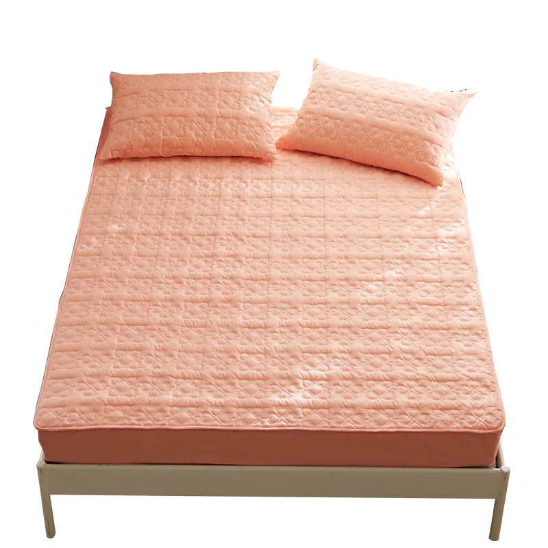 Orange Solid Color Quilted Mattress Covers Protector Pad Sanding Protective Cover Elastic Bandage Quilting 3PCS Fitted Sheet Set
Orange Solid Color Quilted Mattress Covers Protector Pad Sanding Protective Cover Elastic Bandage Quilting 3PCS Fitted Sheet Set