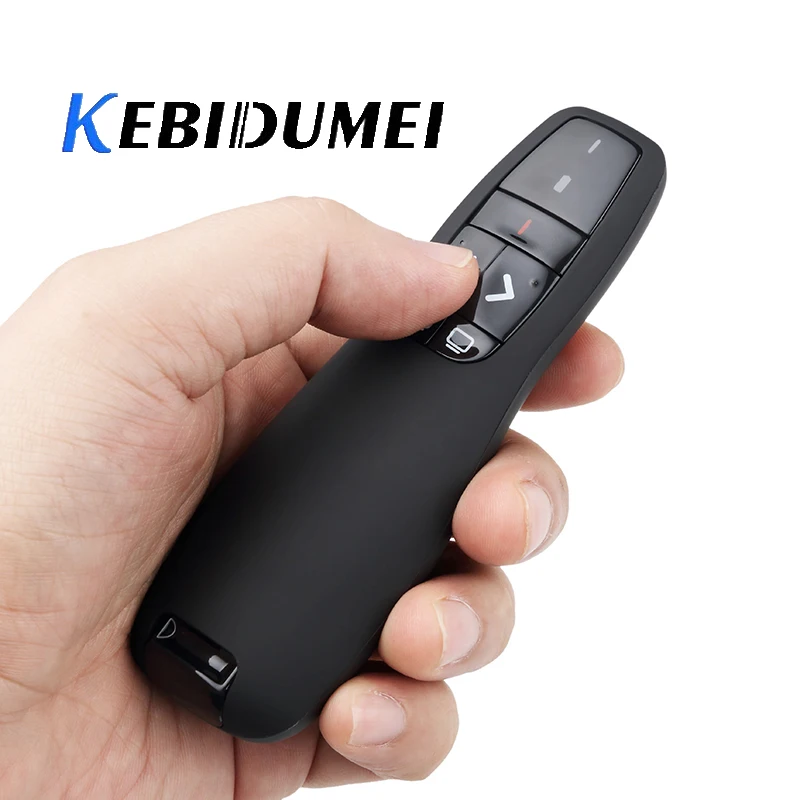 Kebidumei R400 Wireless RF Remote Professional Wireless With Receiver PPT Wire Presenter Red Laser Pointer Pen For Office
Kebidumei R400 Wireless RF Remote Professional Wireless With Receiver PPT Wire Presenter Red Laser Pointer Pen For Office