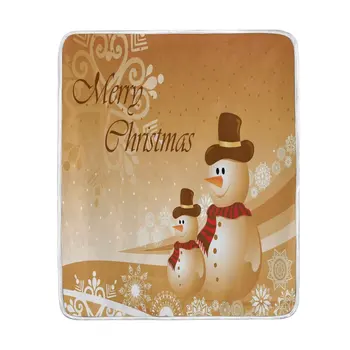 Merry Christmas Cute Snowman Snowflake Golden Blanket Soft Warm Cozy Bed Couch Lightweight Polyester Microfiber Blanket
Merry Christmas Cute Snowman Snowflake Golden Blanket Soft Warm Cozy Bed Couch Lightweight Polyester Microfiber Blanket