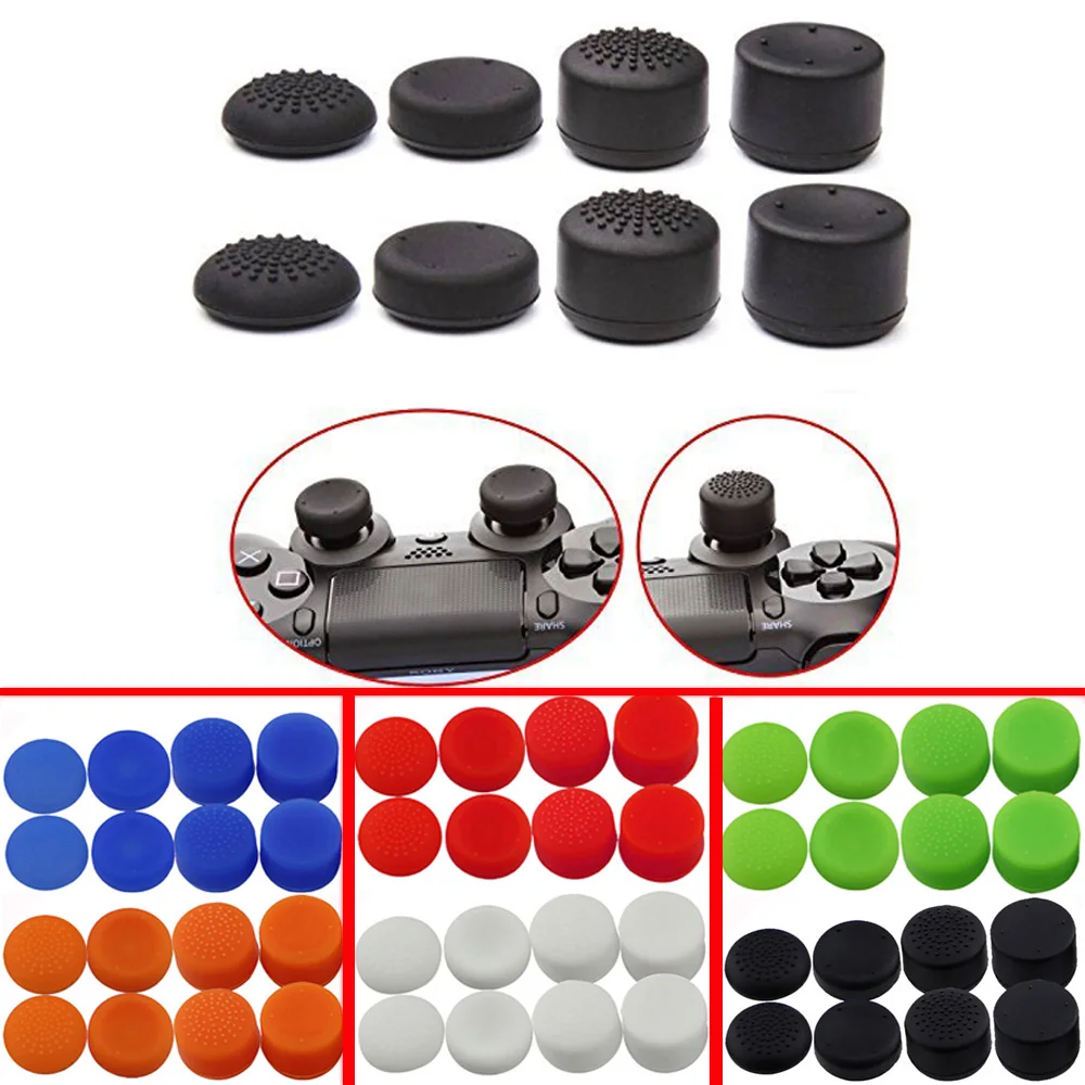 8 pcs Silicone Controller Analog Grips Thumbstick Cover For PS4 Controller Pack of 8 pcs Thumb Grip for PS2, PS3, Xbox 360, xbox
8 pcs Silicone Controller Analog Grips Thumbstick Cover For PS4 Controller Pack of 8 pcs Thumb Grip for PS2, PS3, Xbox 360, xbox