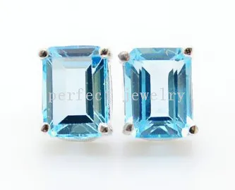 Blue topaz stud earring Per Jewelry Natural topaz stud earring 925 sterling silver Fine jewelry 2.4ct*2pcs gems #Y15020303
Blue topaz stud earring Per Jewelry Natural topaz stud earring 925 sterling silver Fine jewelry 2.4ct*2pcs gems #Y15020303