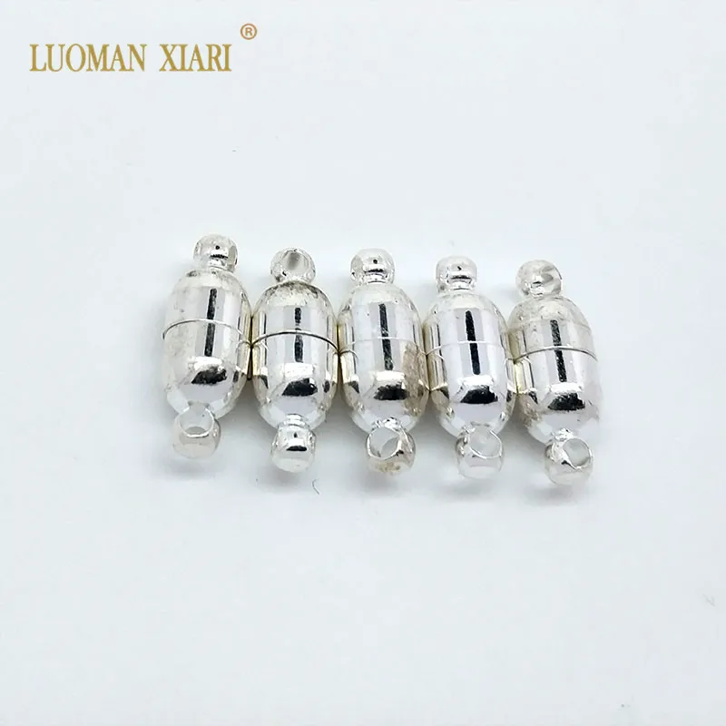 Wholesale 5 pcs Silvery Golden 2 Colors Metal Oval Magnetic Clasps 6mm Leather Cord Bracelets Connectors For DIY Jewelry Making
Wholesale 5 pcs Silvery Golden 2 Colors Metal Oval Magnetic Clasps 6mm Leather Cord Bracelets Connectors For DIY Jewelry Making