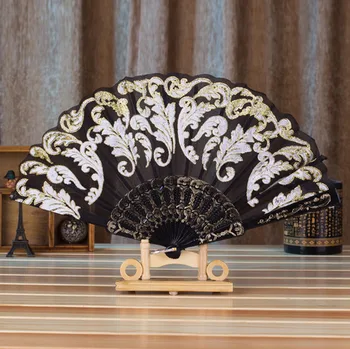 Pattern Spanish Lace Silk Folding Hand Held Dance Fan Flower Silk Wedding Hand Fan Cool Bamboo Flower Hand Fans Personalized
Pattern Spanish Lace Silk Folding Hand Held Dance Fan Flower Silk Wedding Hand Fan Cool Bamboo Flower Hand Fans Personalized