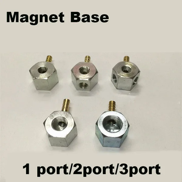 G1/4 3/8 1/2 Cooling Tube Magnet Base with one brass adapter 6mm/8mm/10mm/12mm for Water Cooling Pipe Engraving Machine Tool
G1/4 3/8 1/2 Cooling Tube Magnet Base with one brass adapter 6mm/8mm/10mm/12mm for Water Cooling Pipe Engraving Machine Tool