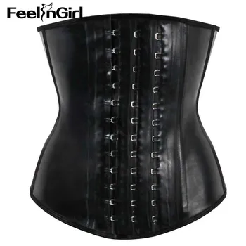 FeelinGirl Women Latex Corset Cincher Waist Control Corset and Bustier Plus Size Underbust Waist Trainer Corset Slimming Shaper
FeelinGirl Women Latex Corset Cincher Waist Control Corset and Bustier Plus Size Underbust Waist Trainer Corset Slimming Shaper