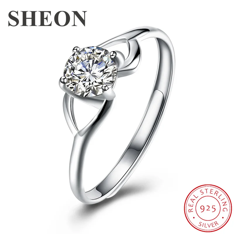 SHEON High Quality 925 Sterling Silver Wedding Ring Princess Square CZ Finger Rings for Women Sterling Silver Engagement Jewelry
SHEON High Quality 925 Sterling Silver Wedding Ring Princess Square CZ Finger Rings for Women Sterling Silver Engagement Jewelry