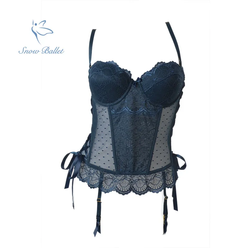 free shipping new arrival sexy lingerie women underwear navy color side ribbon lace corset bustier long hook succinct shape
free shipping new arrival sexy lingerie women underwear navy color side ribbon lace corset bustier long hook succinct shape