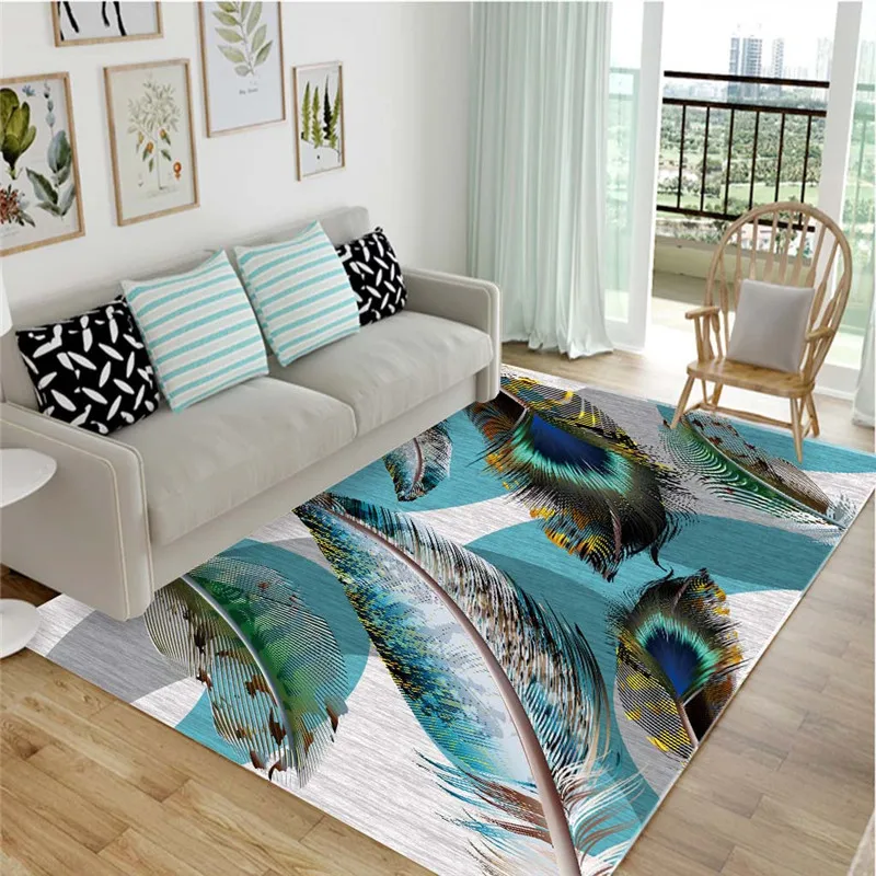 High Quality Art Feather Oil Painting Carpet For Living Room Bedroom Anti-slip Floor Mat Fashion Kitchen Carpet Area Rugs
High Quality Art Feather Oil Painting Carpet For Living Room Bedroom Anti-slip Floor Mat Fashion Kitchen Carpet Area Rugs
