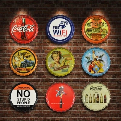 Retro Wall Creative Hanging Beer Cover Bar Wall Wall Decoration Iron Painting Cafe Hanging Industrial Wind Decoration
Retro Wall Creative Hanging Beer Cover Bar Wall Wall Decoration Iron Painting Cafe Hanging Industrial Wind Decoration