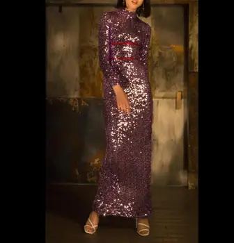 Sequined Long Elegant Women Dress Christmas Night Club Party Fashion Sexy Dresses Wholesale
Sequined Long Elegant Women Dress Christmas Night Club Party Fashion Sexy Dresses Wholesale
