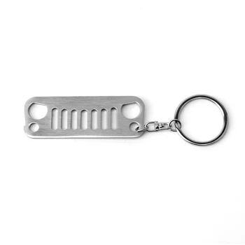 New Fashion Car Key Chain Stainless Steel High Quality Grill Keyring Car Accessories For Jeep CJ, JK, TJ, YJ, XJ
New Fashion Car Key Chain Stainless Steel High Quality Grill Keyring Car Accessories For Jeep CJ, JK, TJ, YJ, XJ