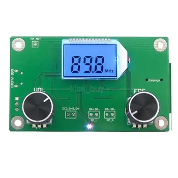 DSP PLL Digital Stereo FM Radio Receiver Module 87-108MHz With Serial Control Frequency Range 50Hz-18KHz
DSP PLL Digital Stereo FM Radio Receiver Module 87-108MHz With Serial Control Frequency Range 50Hz-18KHz