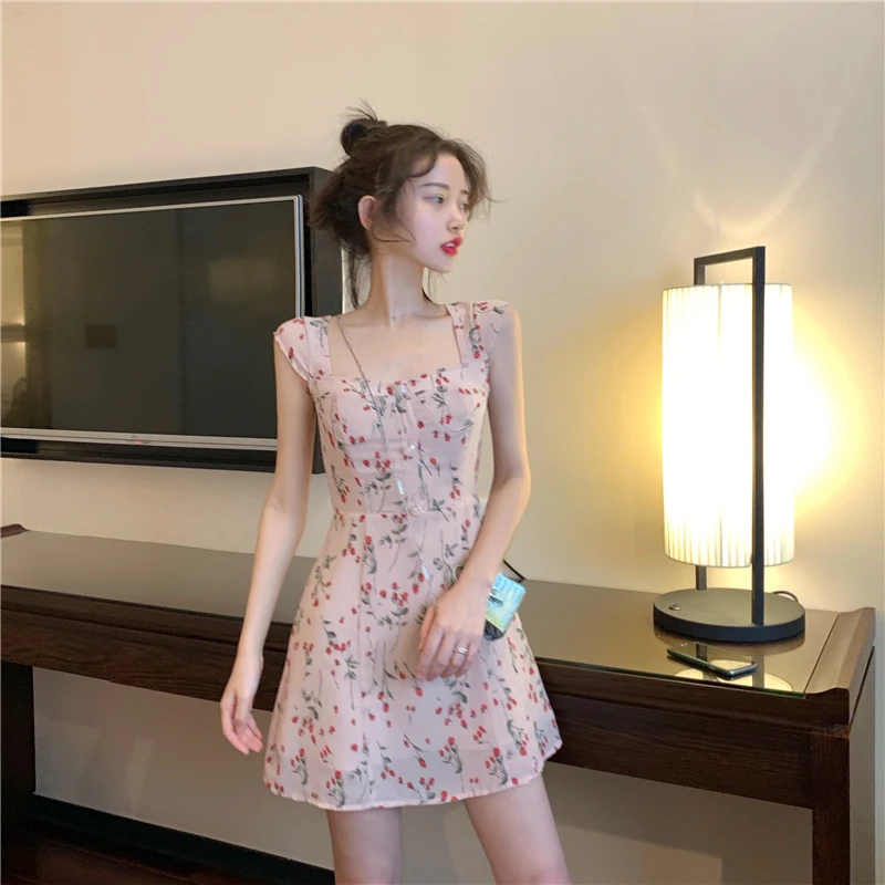 ulzzang sweet summer dresses spaghetti strap strapless flower fashion brand mini-dress Women Clothing high quality vestidos pink
ulzzang sweet summer dresses spaghetti strap strapless flower fashion brand mini-dress Women Clothing high quality vestidos pink